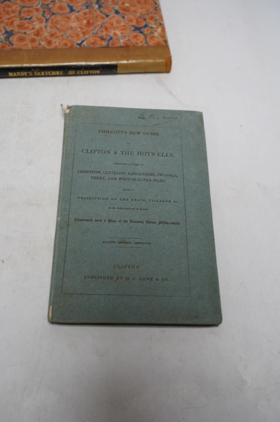 SOMERSET, BRISTOL: Manby, G.W. - Fugitive Sketches of the History and Natural Beauties of Clifton Hot-Wells and Vicinity. 4 plans and 14 (mostly aquatint) plates, half-title; new paper boards